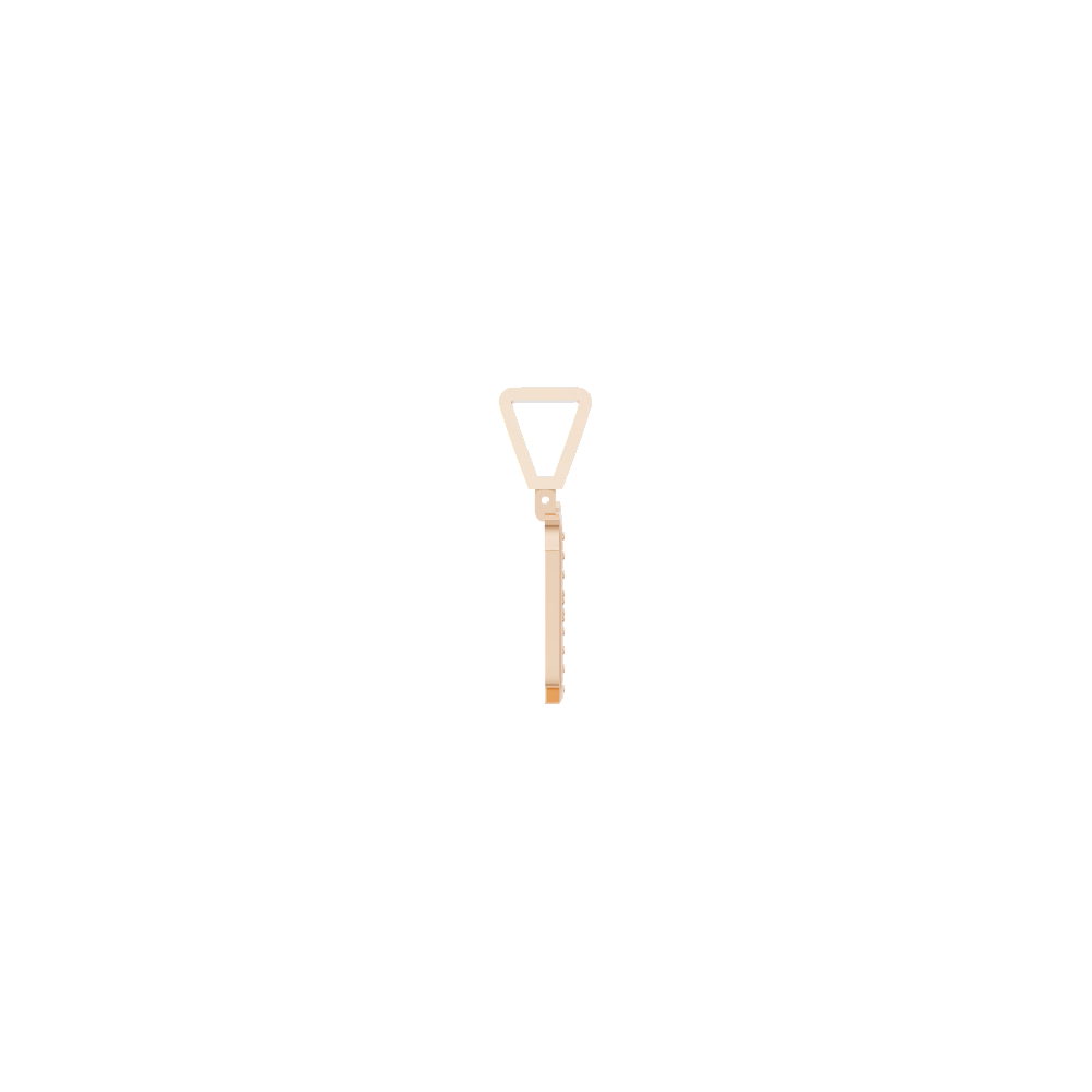 Aarinya Curved 'N' Diamond Alphabet Pendant, The Calligraphic Diamond Initial 'N' Pendant