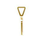 Aarinya Pave Accent Diamond Letter 'V' Pendant, The Calligraphic Diamond Initial 'V' Pendant