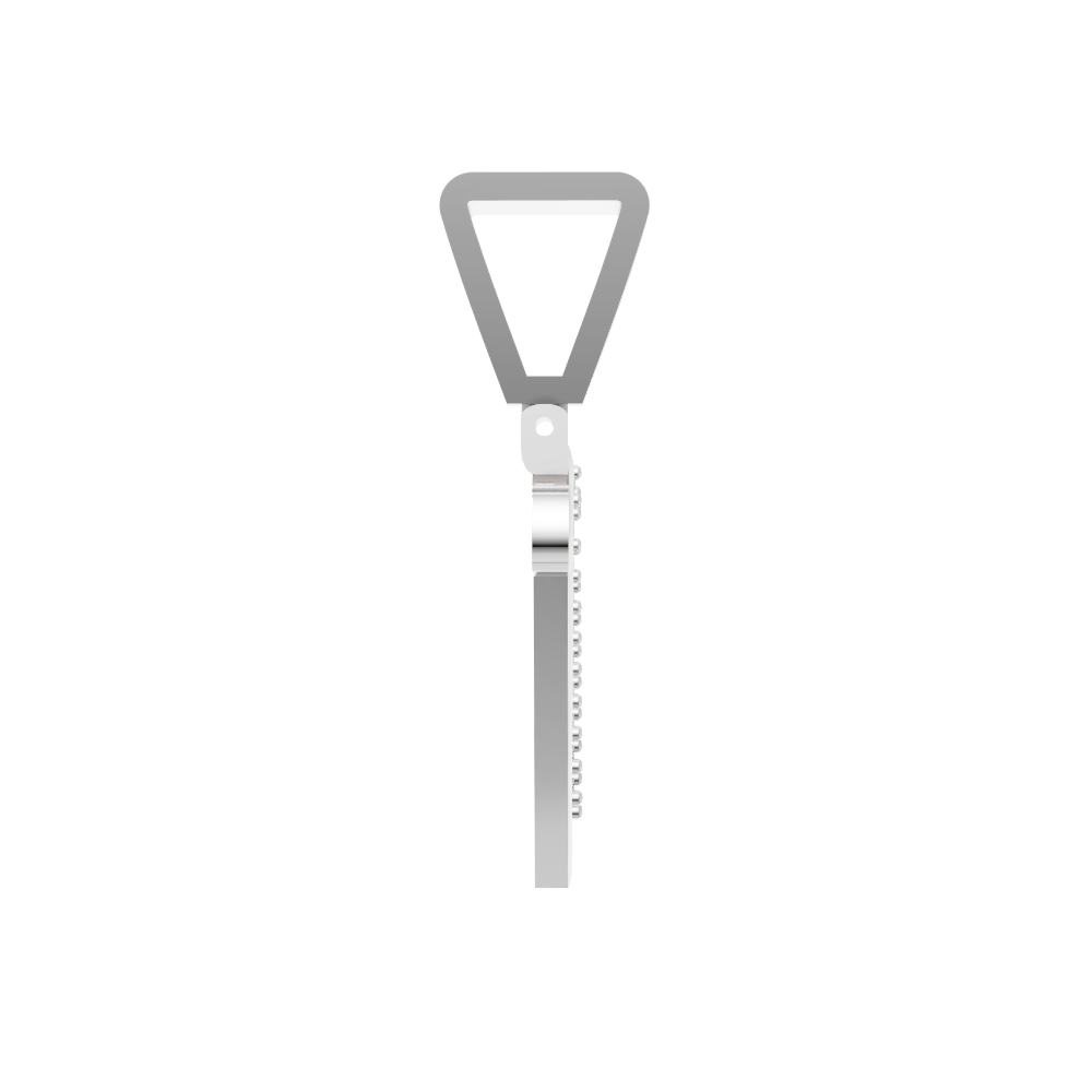 Aarinya Pave Accent Diamond Letter 'V' Pendant, The Calligraphic Diamond Initial 'V' Pendant