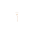Aarinya Pave Accent Diamond Letter 'V' Pendant
