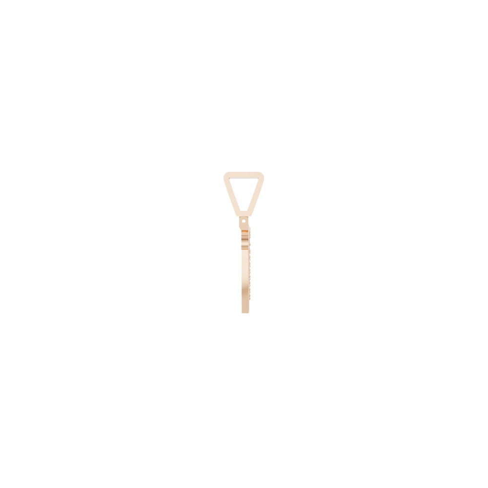 Aarinya Pave Accent Diamond Letter 'V' Pendant, The Calligraphic Diamond Initial 'V' Pendant