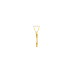Aarinya Pave Accent Diamond Letter 'V' Pendant