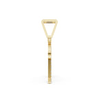 Aarinya Script Yellow Gold 'A' Lab Grown Diamond Pendant, The Solstice Script Initial 'A' Pendant