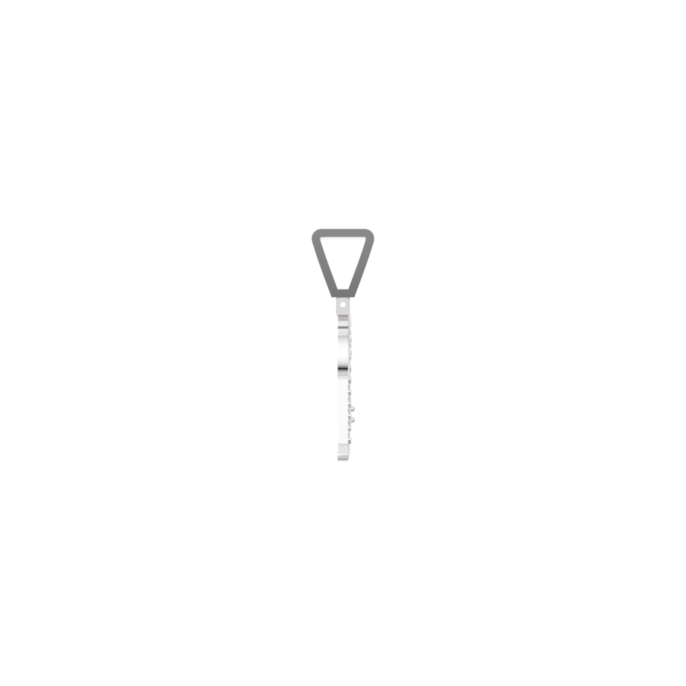 Aarinya Script Yellow Gold 'A' Lab Grown Diamond Pendant, The Solstice Script Initial 'A' Pendant