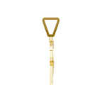 Aarinya Sculpted 'K' Lab Grown Diamond Pendant, The Prism Sculpted Initial 'K' Pendant