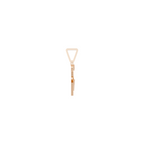 Aarinya Sculpted 'K' Lab Grown Diamond Pendant