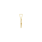 Aarinya Sculpted 'K' Lab Grown Diamond Pendant