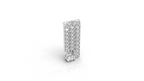 Aarinya Linear Solitaire Brooch, The Zenith Cascade Lab-Diamond Brooch