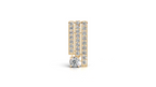 Aarinya Linear Solitaire Brooch, The Zenith Cascade Lab-Diamond Brooch