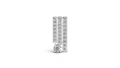 Aarinya Linear Solitaire Brooch, The Zenith Cascade Lab-Diamond Brooch