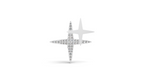 Aarinya Celestial Twin Star Brooch, The Polaris Cluster Star Brooch