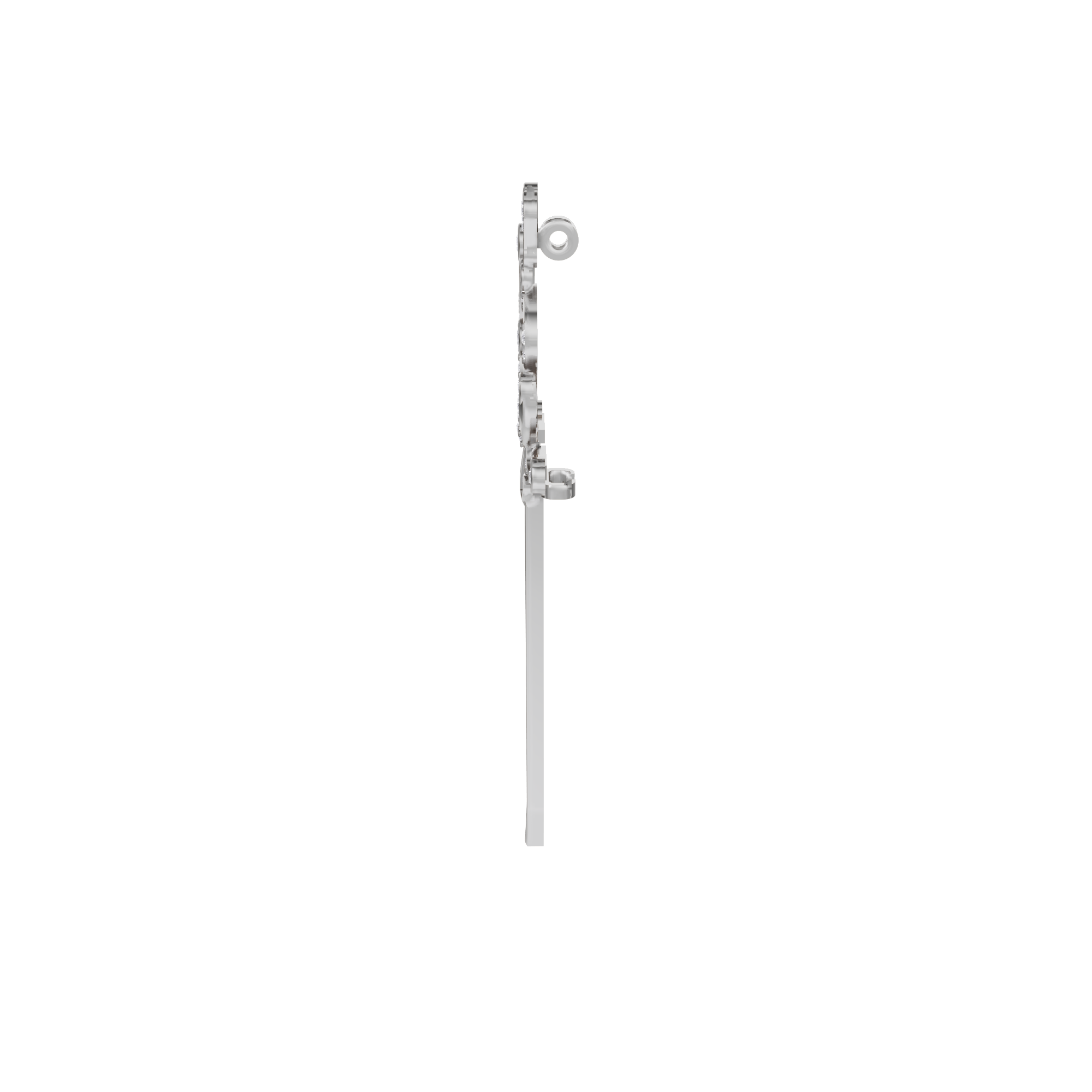 The Imperial Scepter Lab-Grown Diamond Brooch, The Sovereign Crest Sword pin