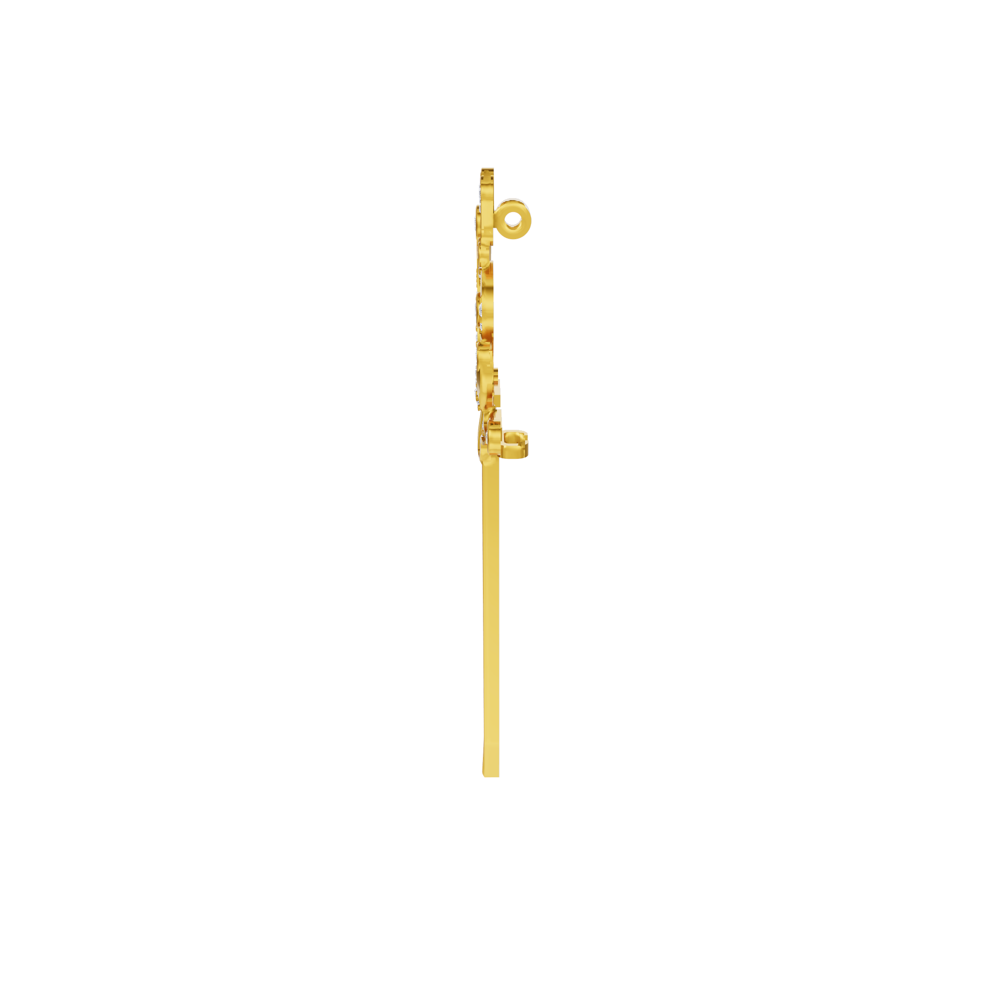 The Imperial Scepter Lab-Grown Diamond Brooch, The Sovereign Crest Sword pin