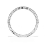 Aarinya Aurelia Eternity Band, Classic Bordered Round Diamond Band