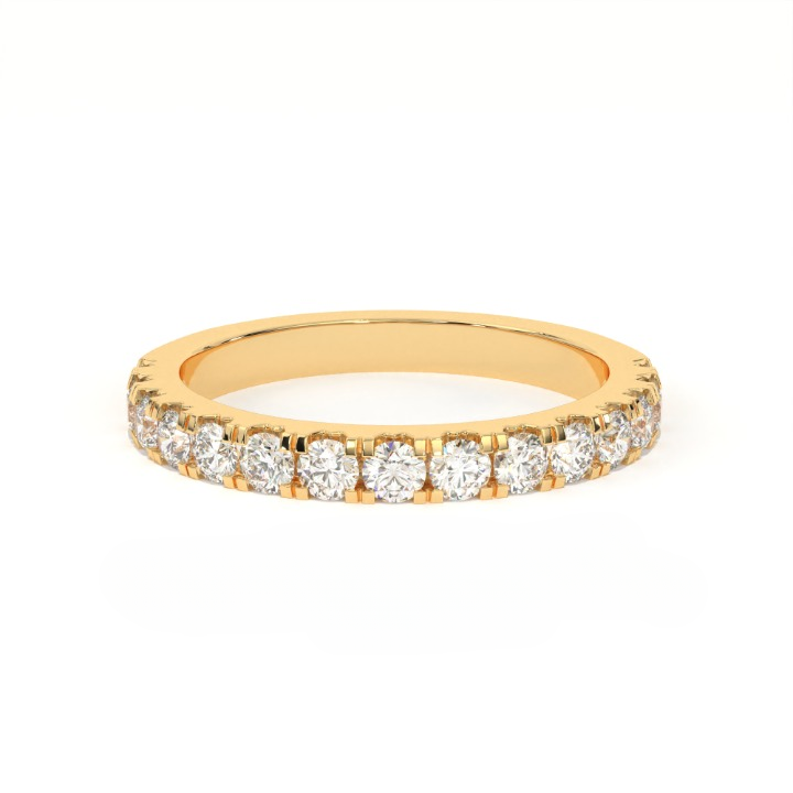 Aarinya Classic Office Wear Stackable Ring, Daily Brilliance Stacking Ring