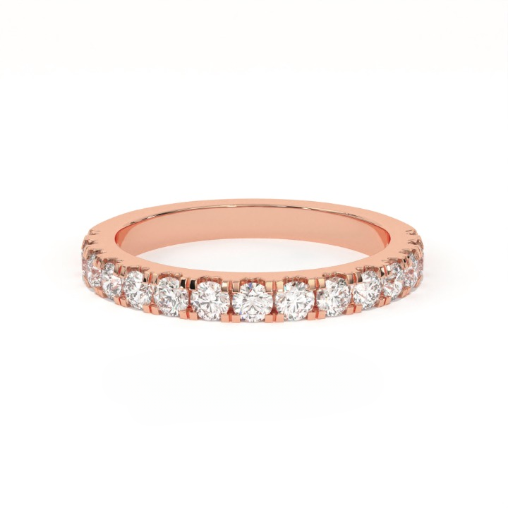 Aarinya Classic Office Wear Stackable Ring, Daily Brilliance Stacking Ring