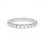 Aarinya Classic Office Wear Stackable Ring, Daily Brilliance Stacking Ring