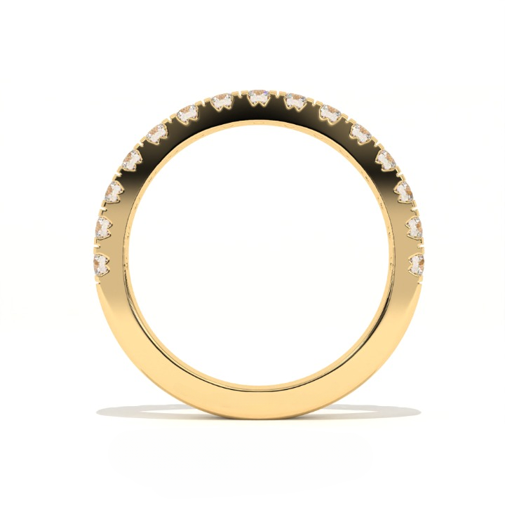 Aarinya Classic Office Wear Stackable Ring, Daily Brilliance Stacking Ring