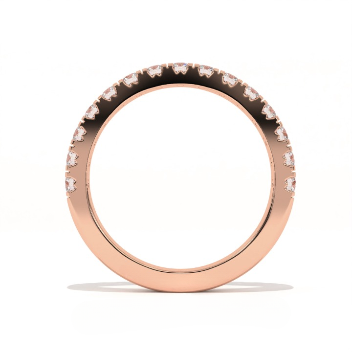 Aarinya Classic Office Wear Stackable Ring, Daily Brilliance Stacking Ring