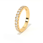 Aarinya Classic Office Wear Stackable Ring, Daily Brilliance Stacking Ring
