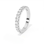 Aarinya Classic Office Wear Stackable Ring, Daily Brilliance Stacking Ring