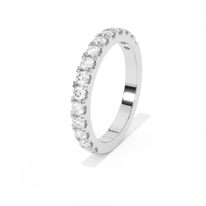 Aarinya Classic Office Wear Stackable Ring, Daily Brilliance Stacking Ring