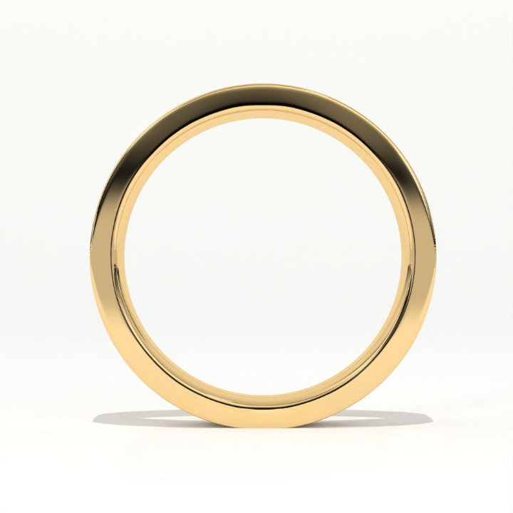 Aarinya Aurelia Eternity Band, The Infinite Brilliance Stackable Ring, Classic Bordered Round Diamond Band