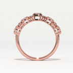 Aarinya Oval & Round Lab-Grown Diamond Band, The Sonata Floating Oval and Round Ring