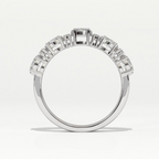 Aarinya Oval & Round Lab-Grown Diamond Band, The Sonata Floating Oval and Round Ring