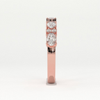 Aarinya Oval & Round Lab-Grown Diamond Band, The Sonata Floating Oval and Round Ring