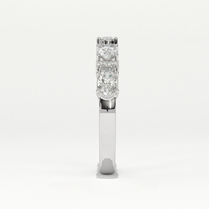 Aarinya Oval & Round Lab-Grown Diamond Band, The Sonata Floating Oval and Round Ring