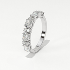 Aarinya Oval & Round Lab-Grown Diamond Band, The Sonata Floating Oval and Round Ring