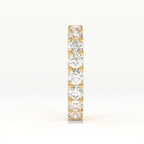 Aarinya Empress Radiant Floating Diamond Eternity, The Endless Devotion Scalloped Eternity Ring