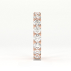 Aarinya Empress Radiant Floating Diamond Eternity, The Endless Devotion Scalloped Eternity Ring