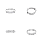 Aarinya Full Eternity Channel Diamond Band Ring, Eternity Channel Round Diamond Ring