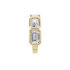 Aarinya Floating Round Hidden Accent Band Ring, The Eternal Tension-Set Round Diamond Band Ring