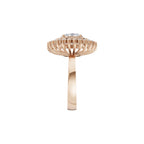 Aarinya Diamond Vintage Double-Halo Cocktail Ring, The Vantage Empress Oval Double Halo Statement Ring