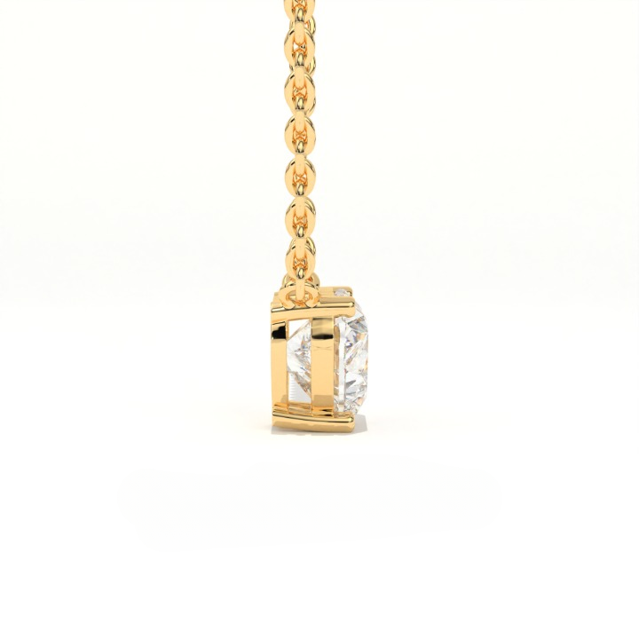 Aarinya Amore Heart Pendant, Minimalist Heart Cut Diamond Pendant