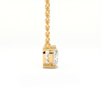Aarinya Amore Heart Pendant, Minimalist Heart Cut Diamond Pendant