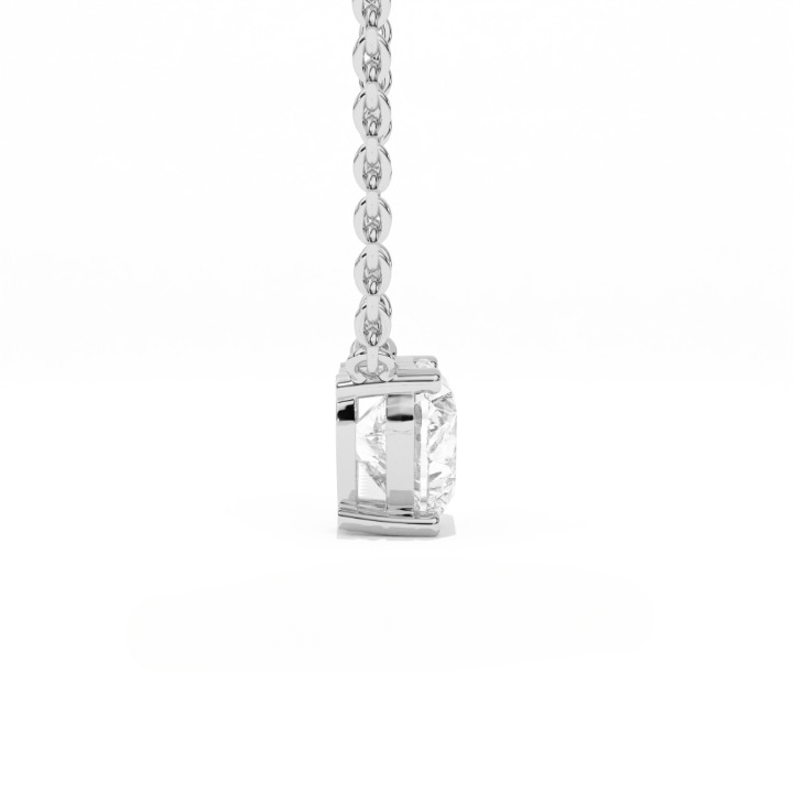 Aarinya Amore Heart Pendant, Minimalist Heart Cut Diamond Pendant