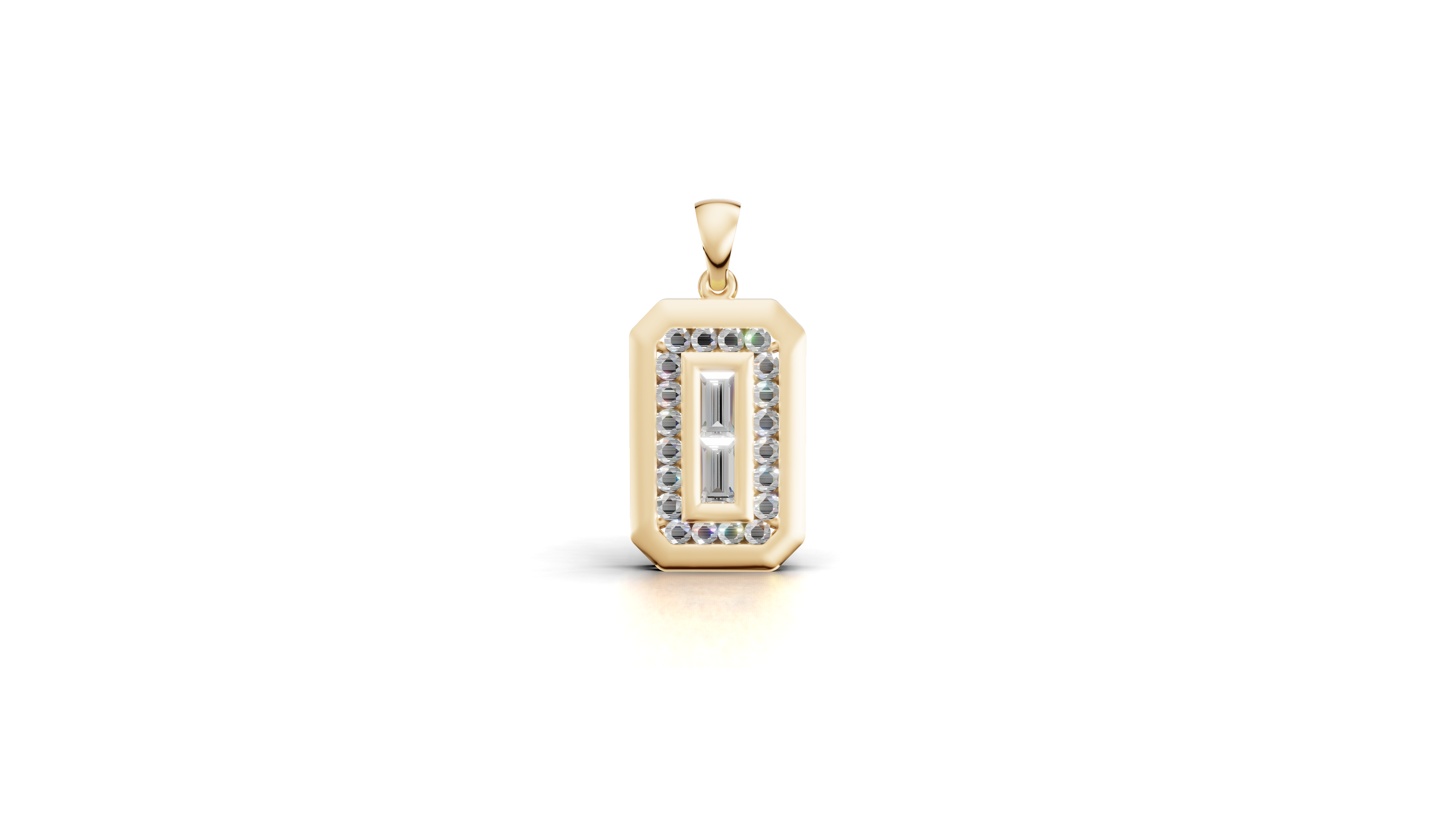Aarinya Starburst Lab-Grown Diamond Pendant, Lumina Compass Star Medallion Pendant