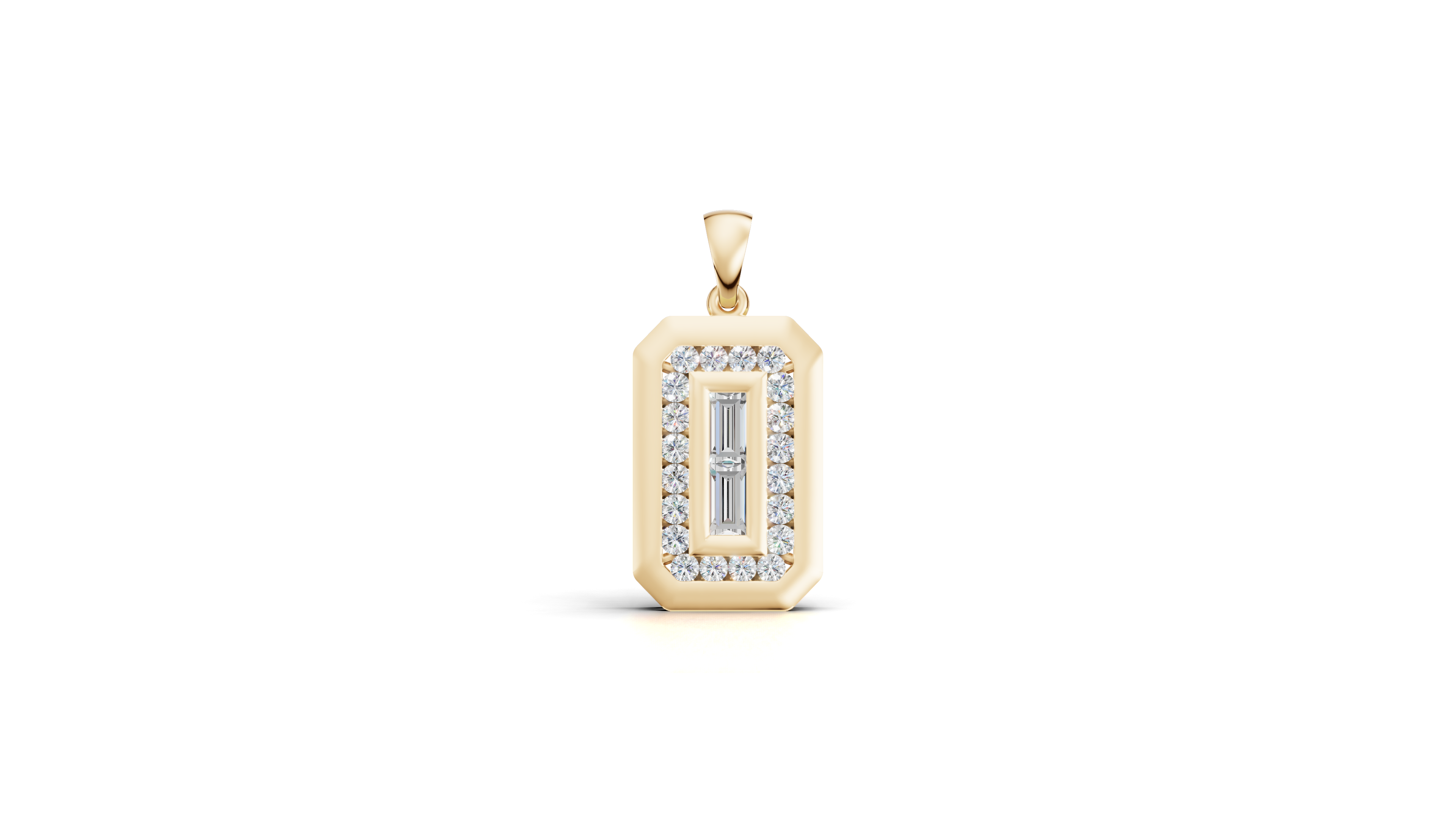 Aarinya Starburst Lab-Grown Diamond Pendant, Lumina Compass Star Medallion Pendant