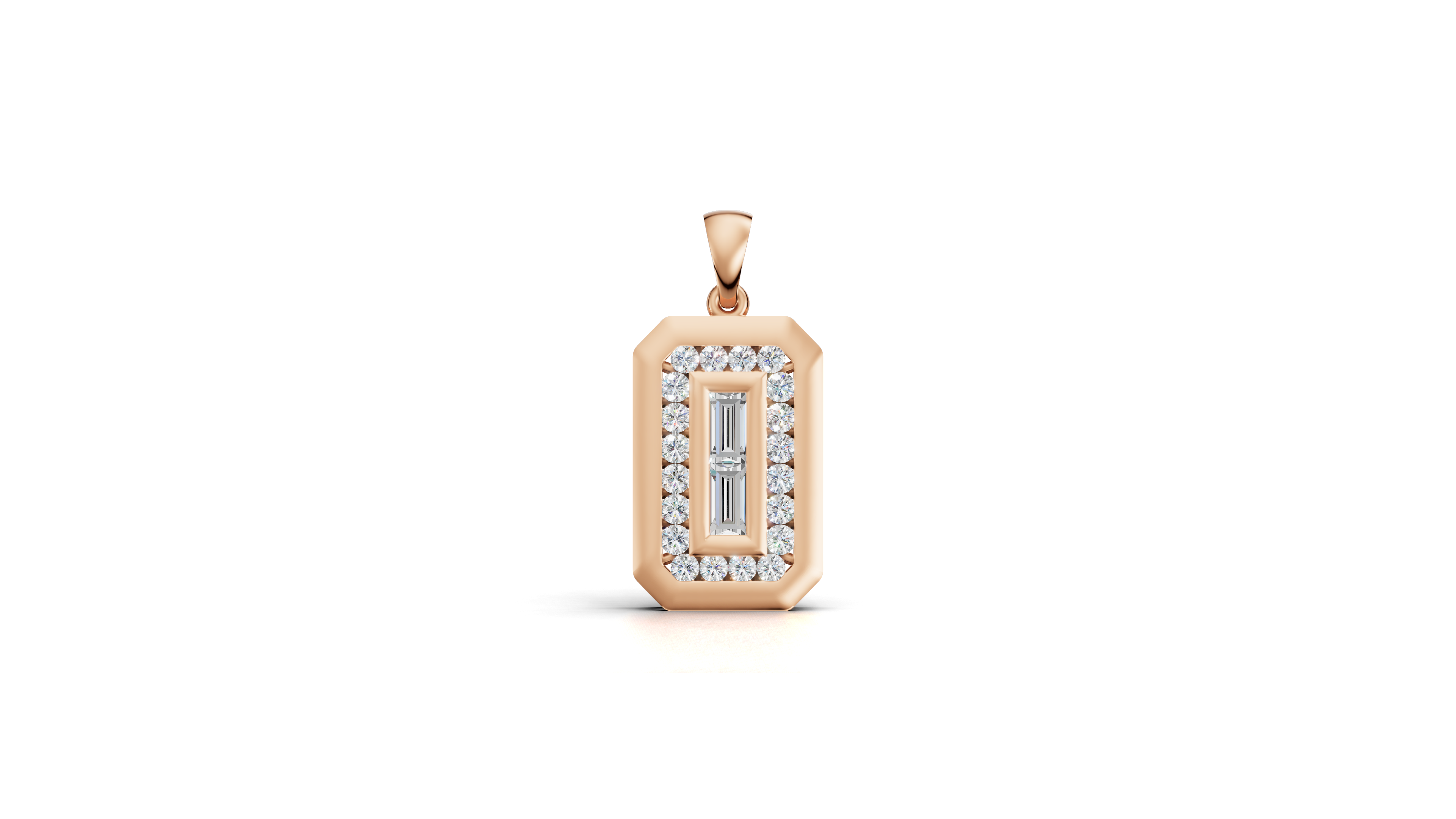 Aarinya Starburst Lab-Grown Diamond Pendant, Lumina Compass Star Medallion Pendant