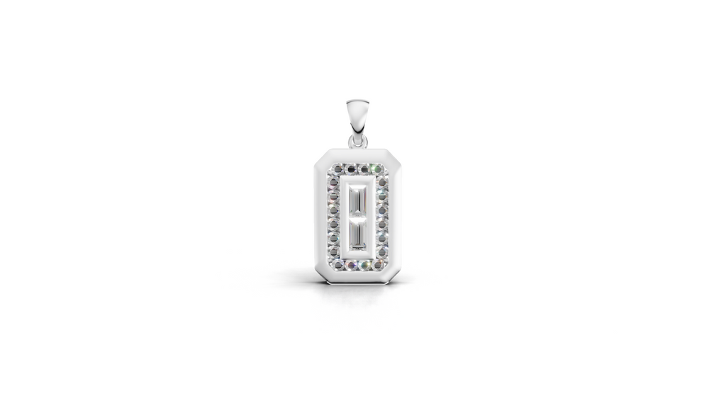 Aarinya Starburst Lab-Grown Diamond Pendant, Lumina Compass Star Medallion Pendant