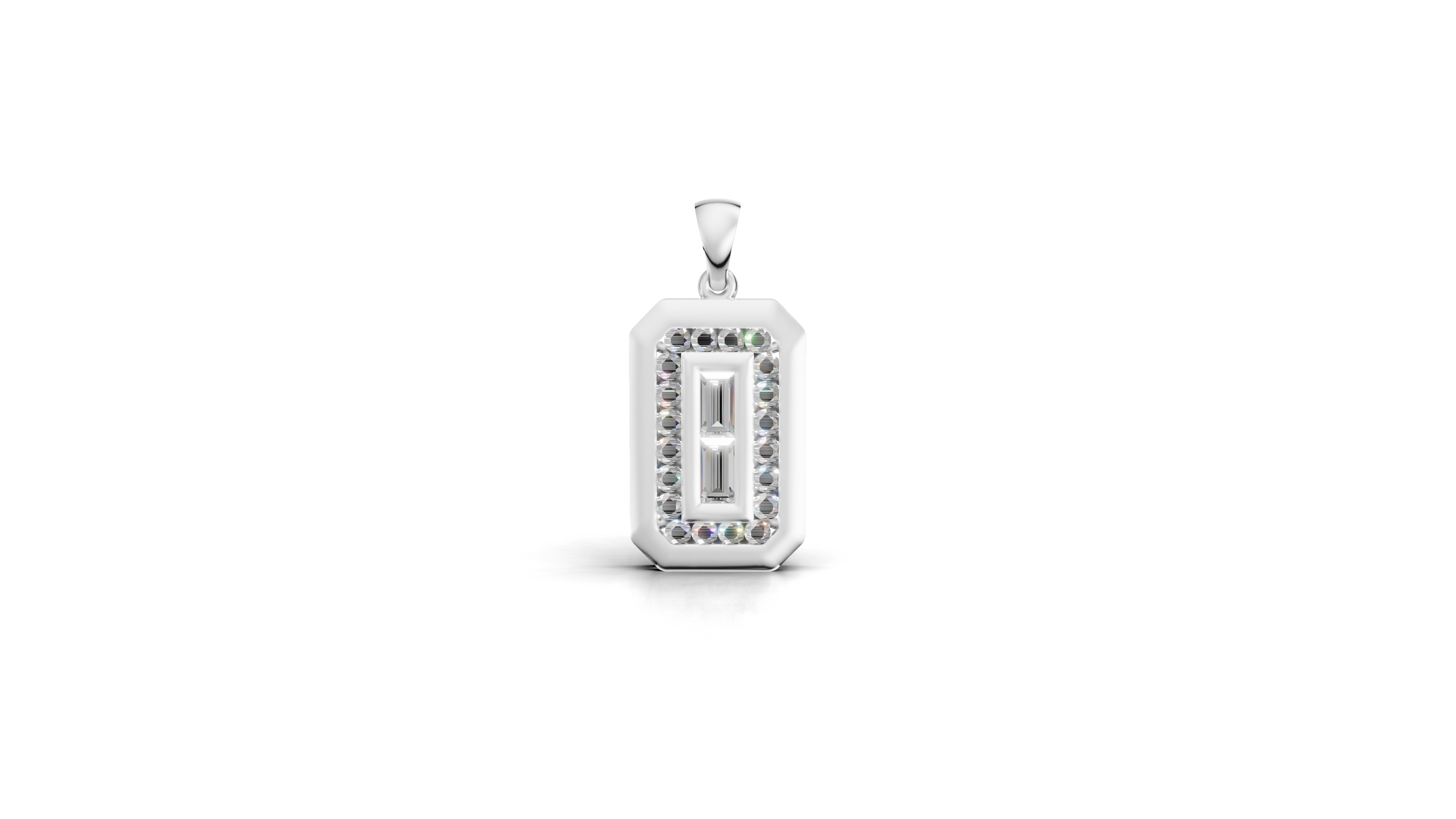 Aarinya Starburst Lab-Grown Diamond Pendant, Lumina Compass Star Medallion Pendant