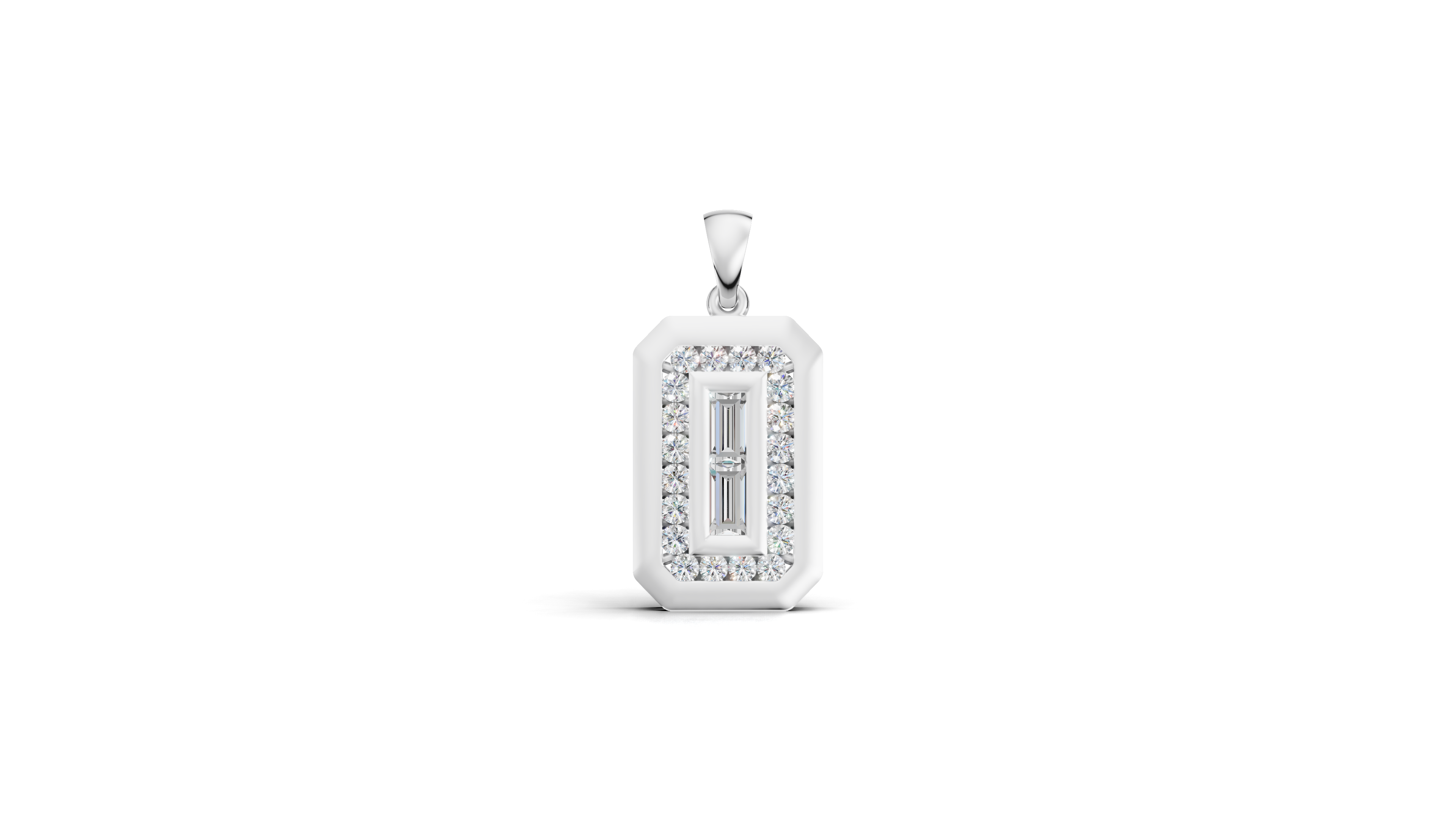 Aarinya Starburst Lab-Grown Diamond Pendant, Lumina Compass Star Medallion Pendant