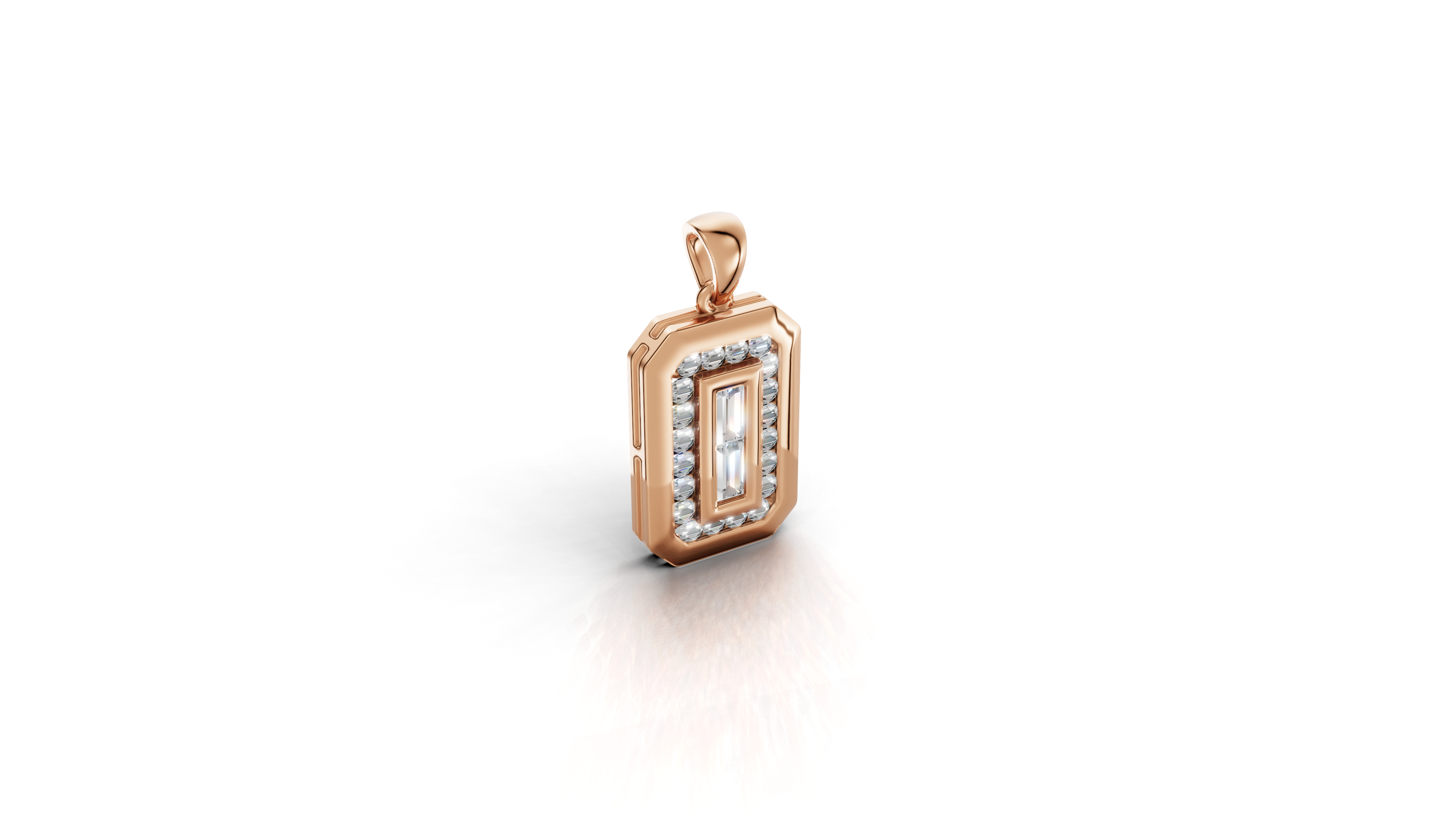 Aarinya Starburst Lab-Grown Diamond Pendant, Lumina Compass Star Medallion Pendant