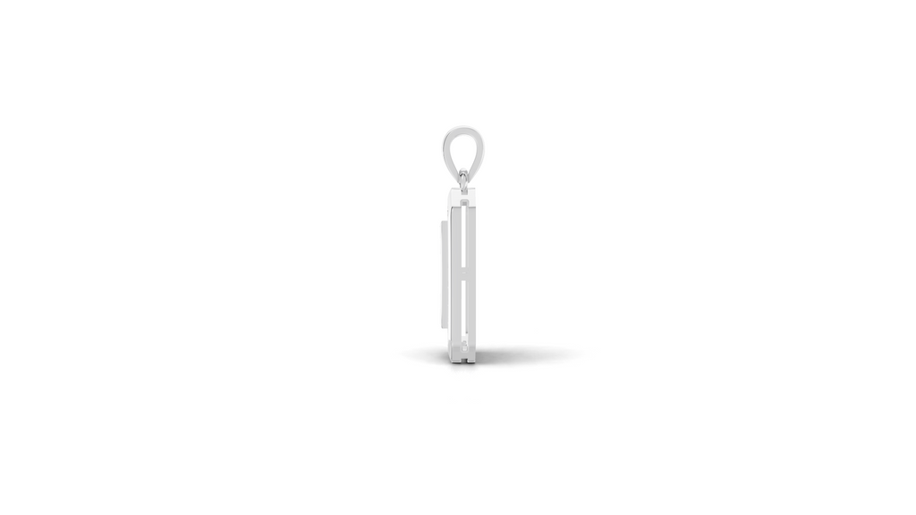 Aarinya Starburst Lab-Grown Diamond Pendant, Lumina Compass Star Medallion Pendant