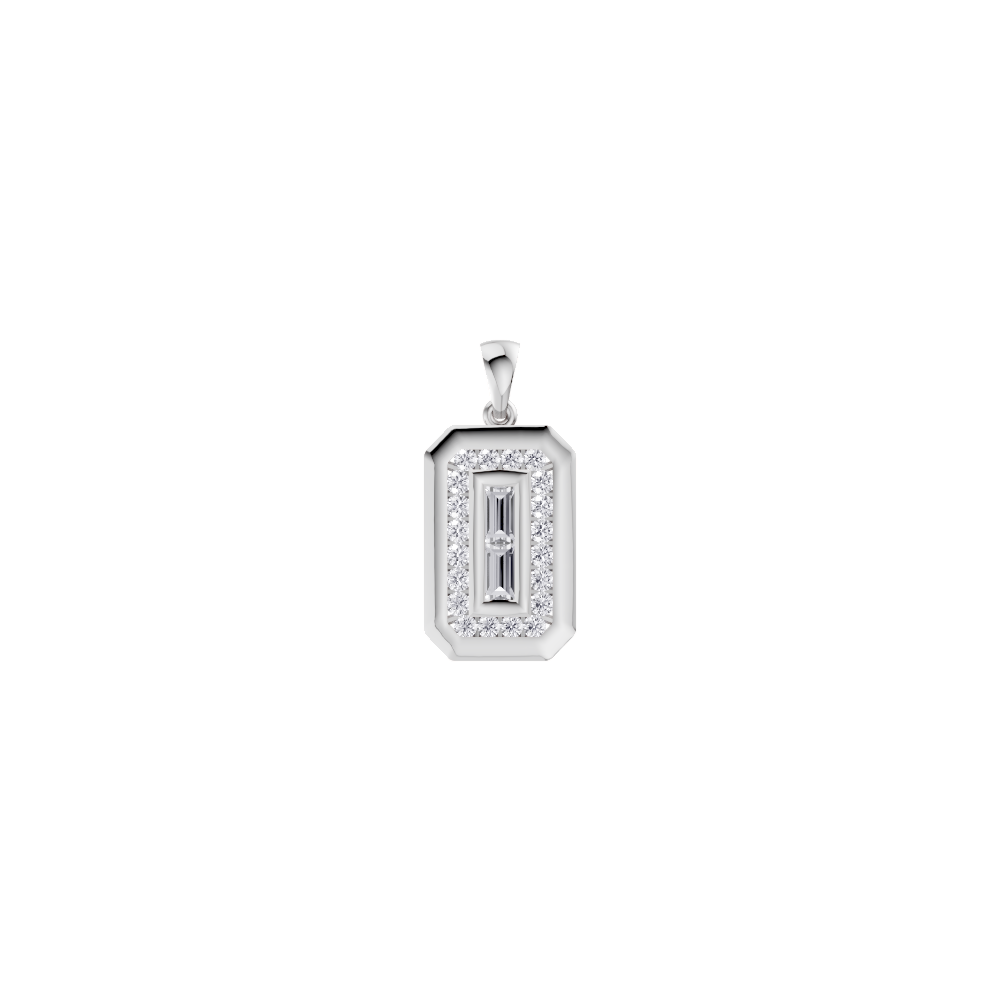 Aarinya Starburst Lab-Grown Diamond Pendant, Lumina Compass Star Medallion Pendant