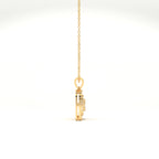 Aarinya Centurion Minimalist Stepped Illusion Cushion Pendant